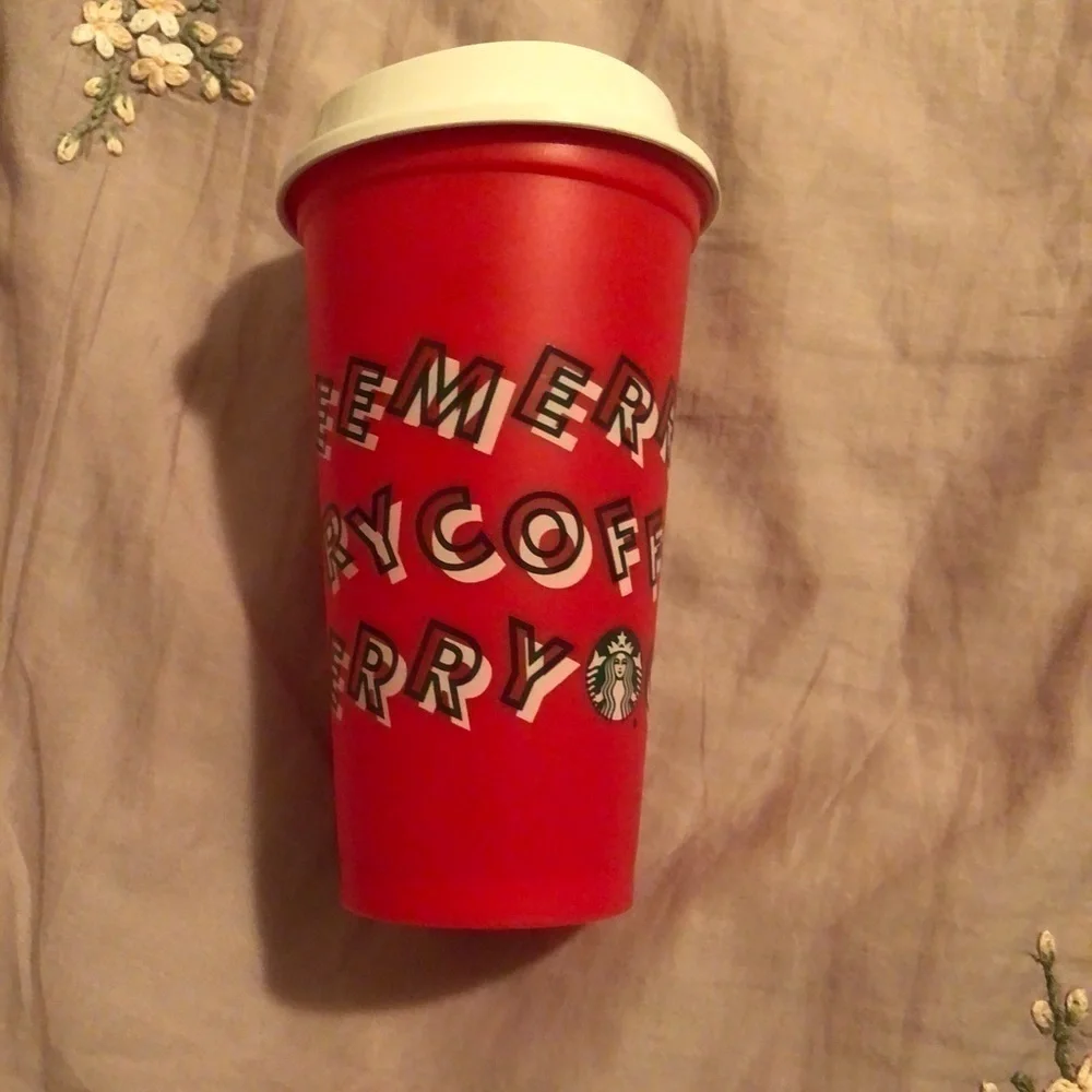 Starbucks Christmas 2019 Holiday Reusable Cup